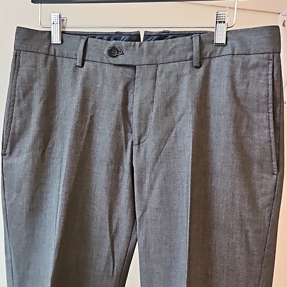 ZARA Gray Dress Pants - Picture 1 of 9